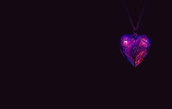 Picture background, heart, pendant