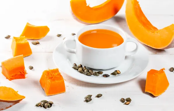 Soup, pumpkin, health, use