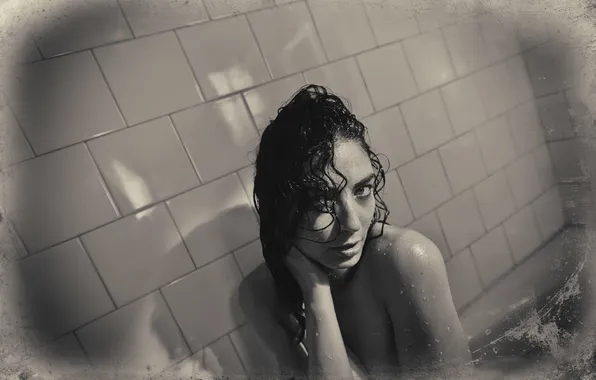 Bath, scratches, filter, Chanon Finley