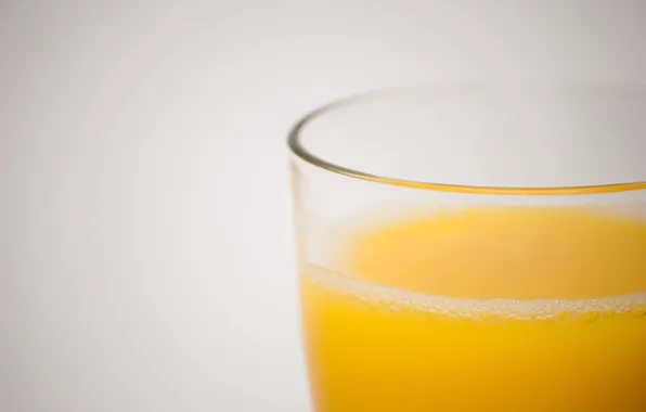 Glass, liquid, juice, Orange