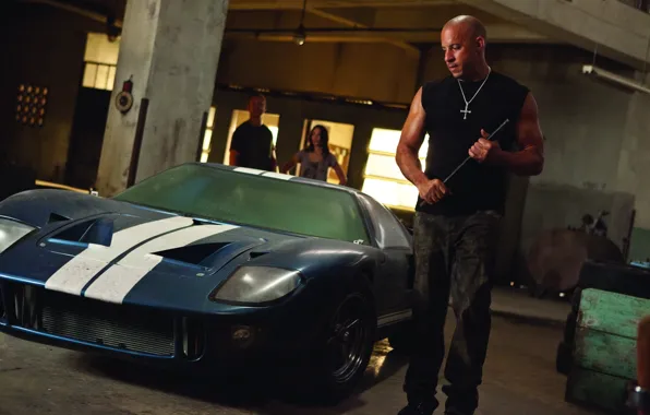 Picture Ford, VIN diesel, kachek, The fast and the FURIOUS, toreto