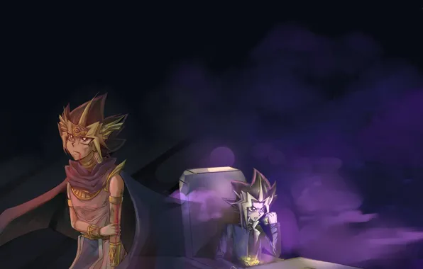 Background, art, guys, Yu Gi Oh!