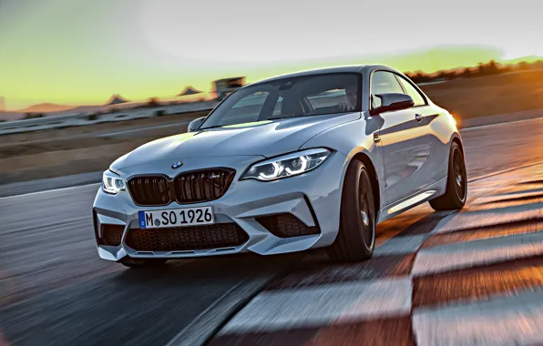 Picture coupe, track, BMW, 2018, F87, M2, curbs, M2 Competition