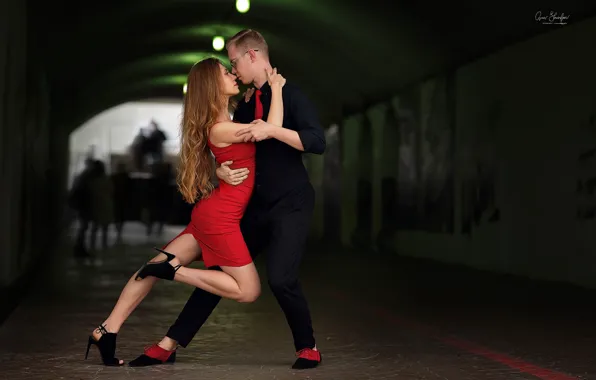 Picture girl, pose, passion, dance, dress, male, Anna Shuvalova