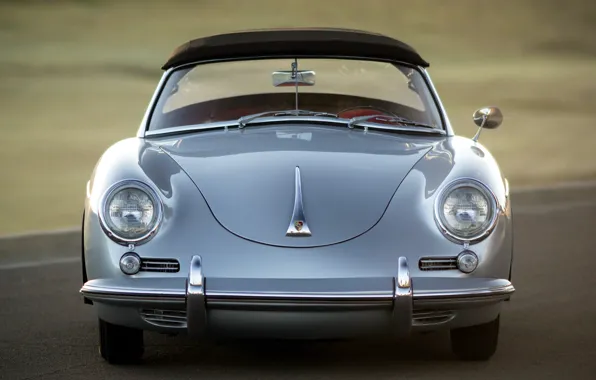 Porsche, 1960, front, 356, Porsche 356B 1600 Super Roadster