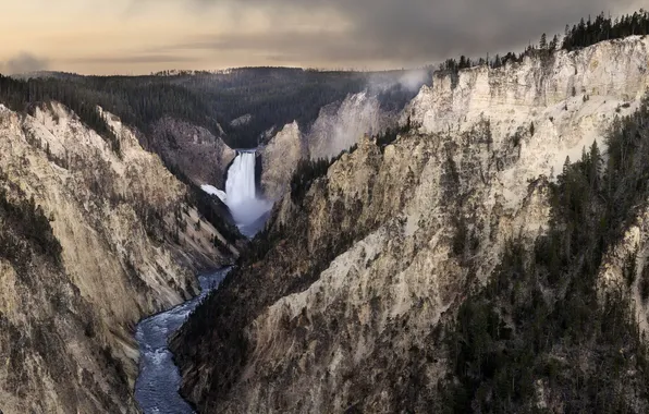 Landscape, mountains, nature, river