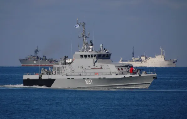 Navy, exercises, The black sea, The Black Sea Fleet, anti-sabotage boat, &quot;Rook&quot;