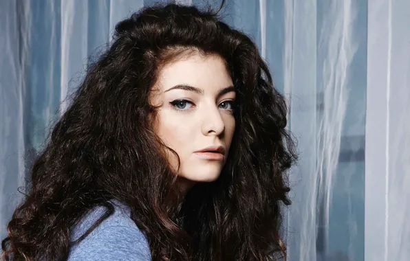 Look, girl, face, hair, singer, Lorde