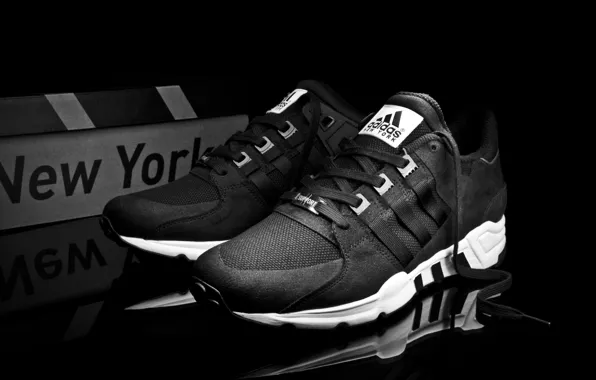 Picture white, Adidas, Adidas, New York, black, EQT support