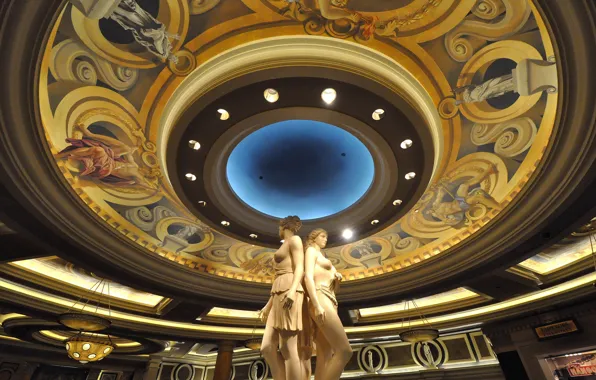Las Vegas, USA, sculpture, the hotel, casino, Caesars Palace