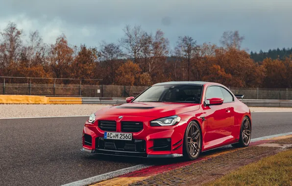 BMW, Red, AC Schnitzer, Track, BMW M2