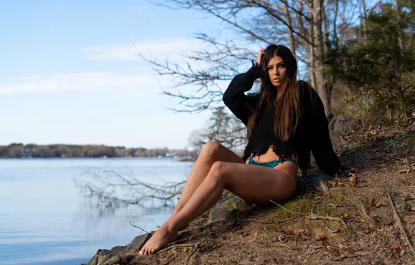 Picture girl, face, model, figure, beauty