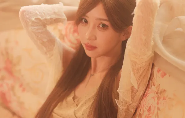 Beautiful, Asian, Model, Bed, Woman, Cute, Pretty, Petite