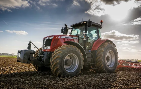Wallpaper, tractor, farming, 7726, Massey Ferguson