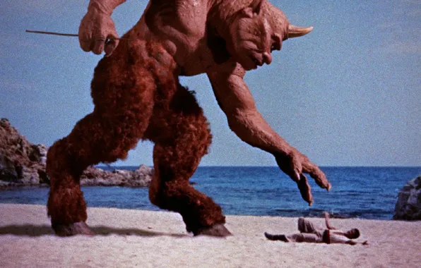 Picture USA, Fantasy, Cyclops, 1958, Columbia Pictures, Adventure, Columbia Pictures Corporation, The 7th Voyage of Sinbad