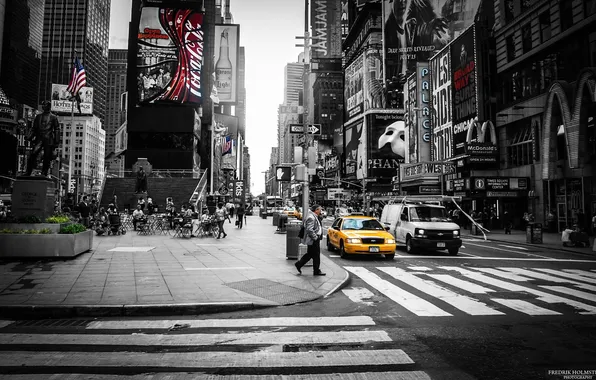 Picture Manhattan, Times Square, New york, Taxi