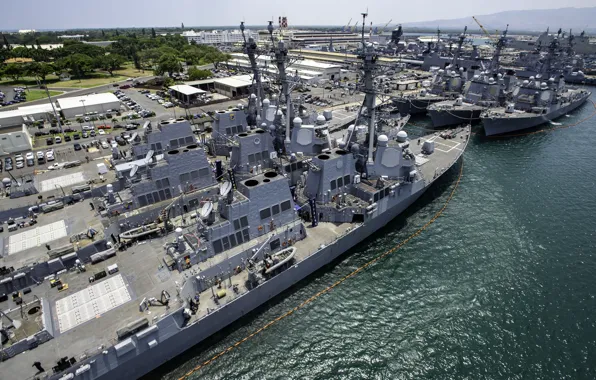 Wallpaper base, warships, naval, destroyer