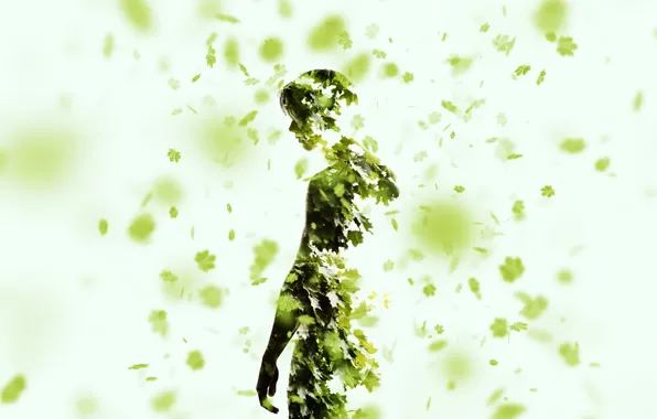 Nature, background, people