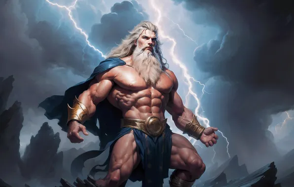 Lightning, Zeus, smite, the God of thunder
