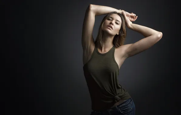 Girl, pose, background