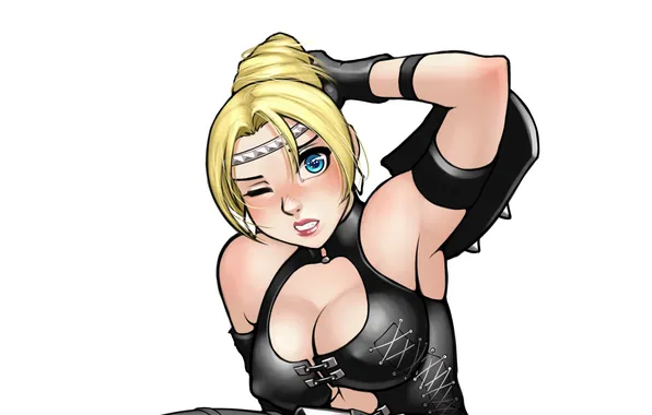 Erotic, chest, girl, art, blonde, Ninja Gaiden, Rachel