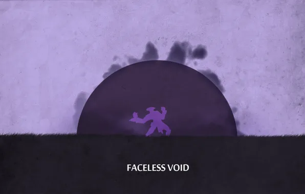 Minimalism, valve, purple, dota 2, faceless void, sphere, sheron1030