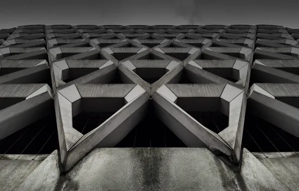 Design, pattern, London, black and white, buildings, architecture, United Kingdom, structure