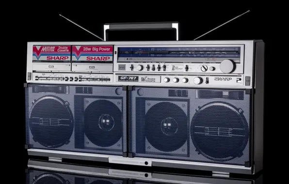 Design, retro, Sharp, Stereo, GF-767H, BOOMBOX