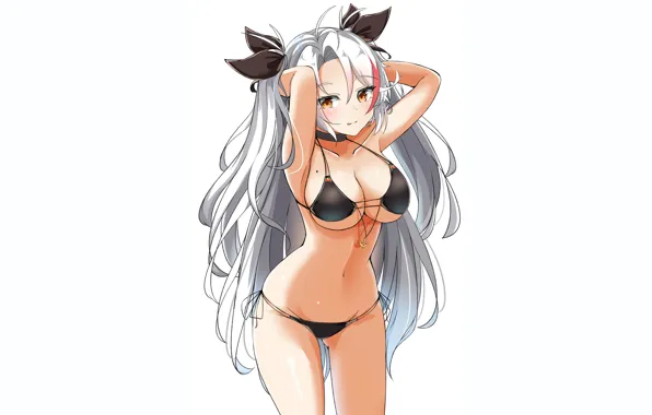 Picture girl, sexy, cleavage, long hair, boobs, anime, beautiful, pretty