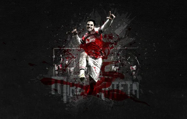 Picture background, the inscription, player, Arsenal, Arsenal, Football Club, The Gunners, The gunners