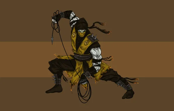 Scorpio, ninja, scorpion, mortal kombat