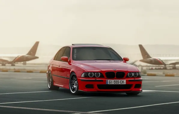 Picture Red, E39, Aircraft, M5