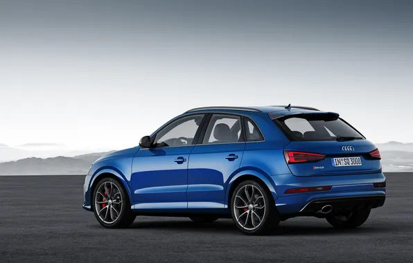 Picture blue, Audi, Audi, crossover