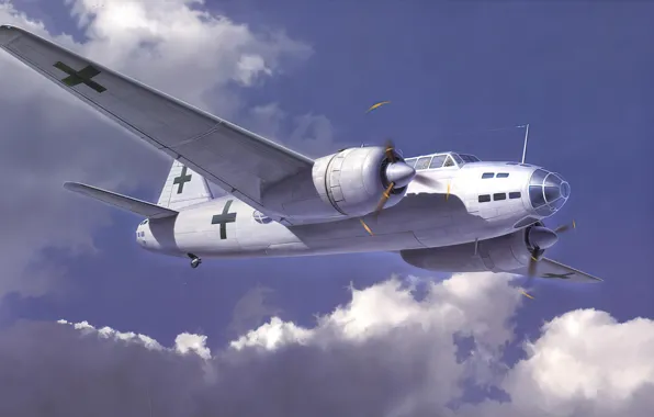 Art, airplane, ww2, g4m