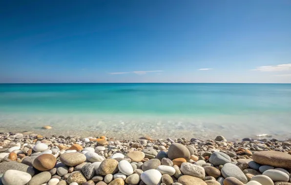 Picture sand, sea, beach, summer, pebbles, stones, shore, summer