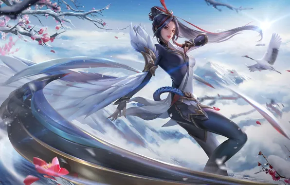 China, Style, Asian, Girl, Costume, China, Fantasy, Art