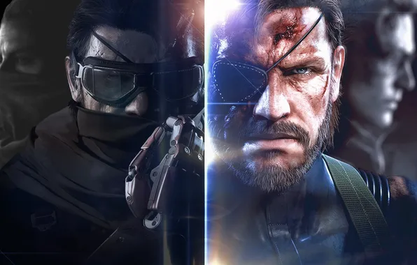 Picture Big Boss, Metal Gear Solid V: The Phantom Pain, Ocelot, Kazuhira Miller, Punished Snake