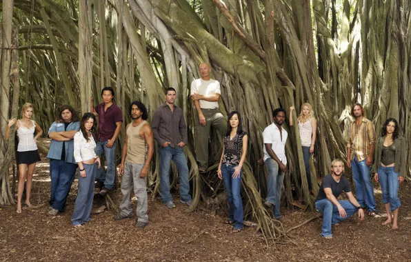 Picture look, trees, movies, Lost, The series, actors, To stay alive