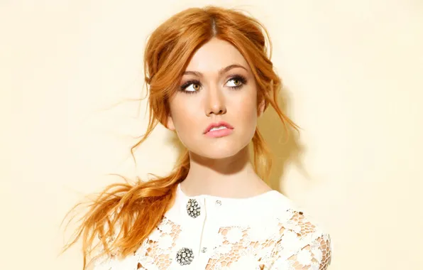 Picture look, girl, red, Katherine McNamara