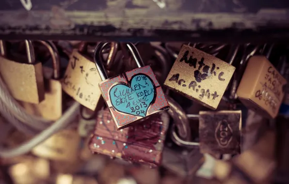 Picture love, labels, background, castle, widescreen, Wallpaper, mood, heart