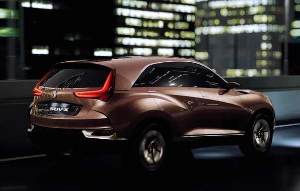 Machine, Concept, night, lights, Acura, SUV-X