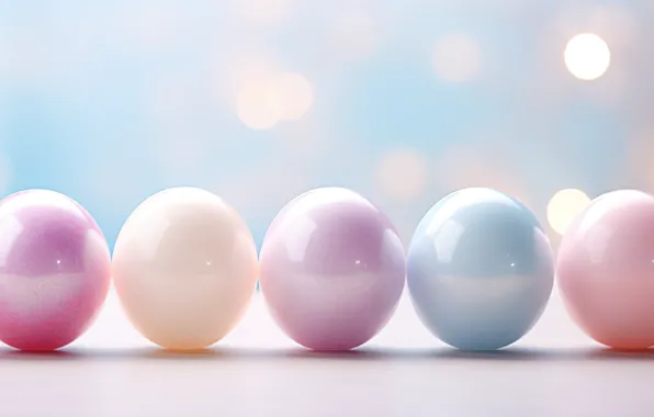 Holiday, eggs, spring, blue, Easter, pink, painted, eggs