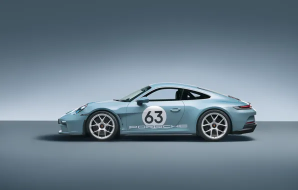 Picture 911, Porsche, side view, Porsche 911 S/T Heritage Design Package
