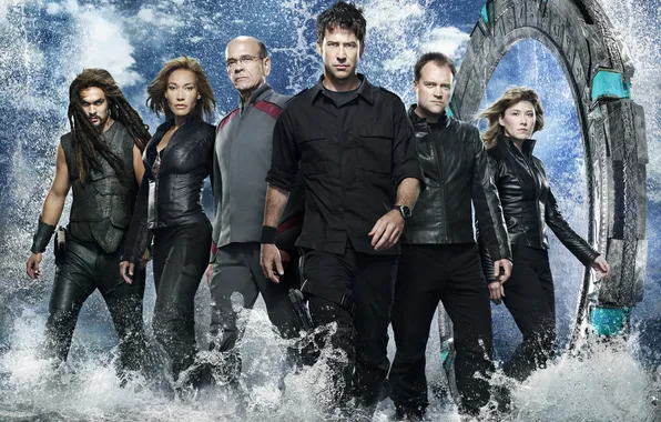Picture water, Stargate, The series, Stargate Atlantis, The main actors