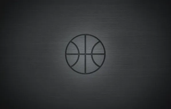 The ball, Grey, Basketball, Background