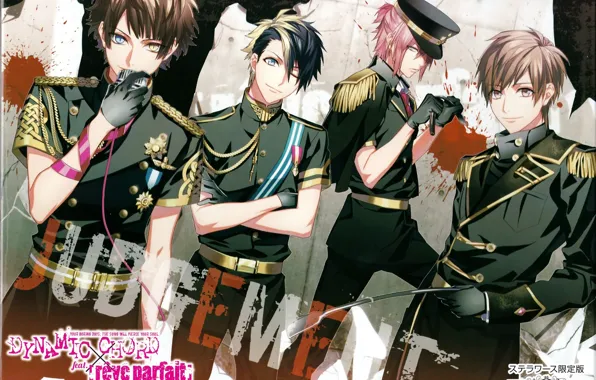 The game, group, anime, guys, Dynamic Chord