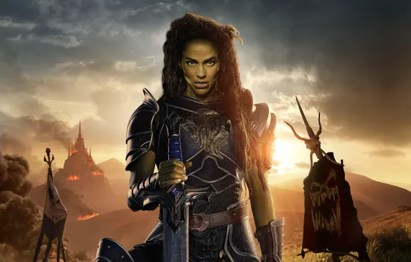 Girl, World, Action, Fantasy, Warcraft, Beautiful, Flame, Assassin
