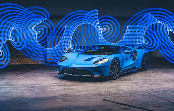 Ford, supercar, Ford GT, 2017, H040, Riviera Blue