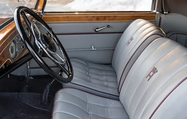 Interior, Convertible, luxury, Suite, luxury, retro cars, Cabriolet, Horch