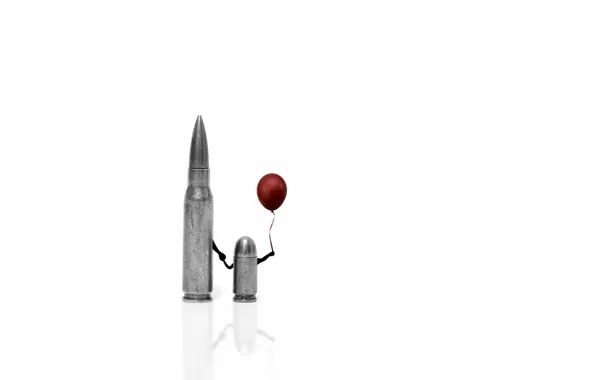 Background, ball, cartridges